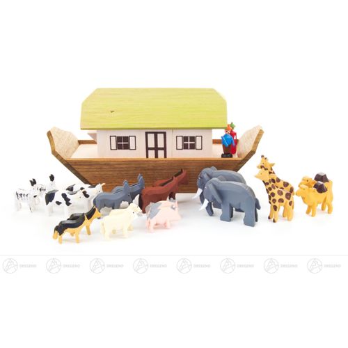 Miniatur Arche Noah klein BxHxT = 18x9x6cm NEU
