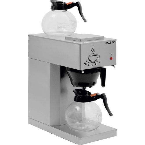 SARO Kaffeemaschine Modell ECO Kaffeemaschine, Edelstahl, Kaffee, Glaskanne