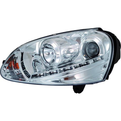 Tagfahrlicht Scheinwerfer m. R87 Zulassung VW VW Golf V 5 chrom