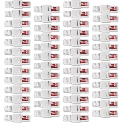 100x Netzwerkstecker Netzwerk Stecker werkzeuglos Cat7 Cat6 Cat5 LAN Kabel RJ45