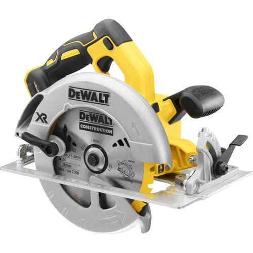 DeWALT DCS570NT-XJ Akku-Hand-Kreissäge (bl), 18 Volt, 184 mm, Schnitttiefe 90°/45° 64/41 mm, T STAK-Box VI, ohne Akku