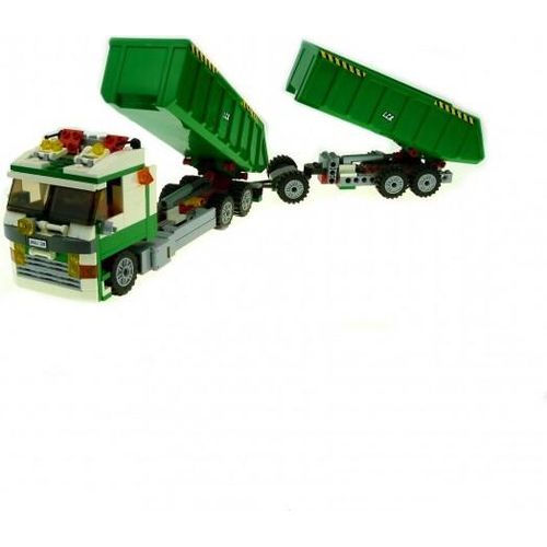 1 x Lego System Set Modell für Nr. 7998 City Kippsattelzug LKW mit Anhänger 57781 mit Figur incomplete unvollständig