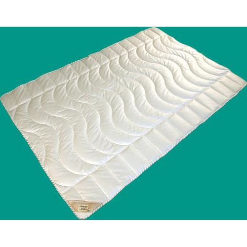 Bio Sommer Bettdecke 135x200 Leinen Steppdecke extra leichte Bio Bettdecke KBA