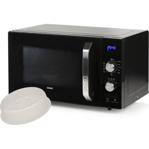 23L Mikrowelle 800 Watt 8 Kochprogramme & Timerfunktion mit Abdeckhaube