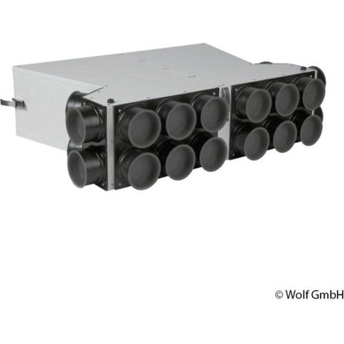 Wolf Luftverteiler DN 125 für CWL-F-150 2x10 Stutzen DN 75/63