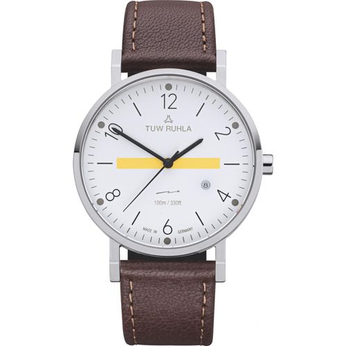 TUW Ruhla Thuringia Quartz 60140-031614B Herrenarmbanduhr Klassisch schlicht