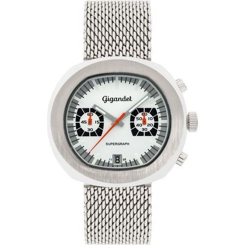 Gigandet Quarzuhr Chronograph Edelstahl Silber Supergraph - G11-001