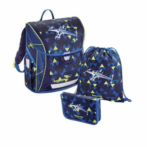 baggymax Schulranzen-Set Fabby 3-tlg Spaceship bm spaceship