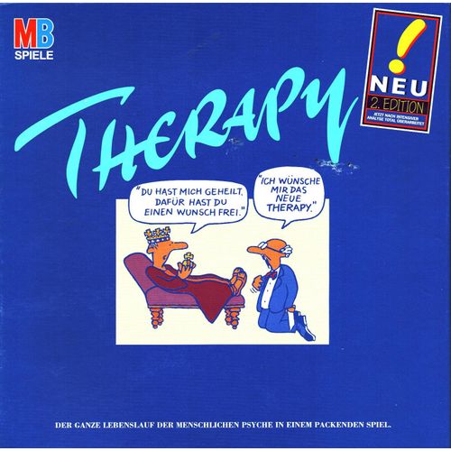 Therapy 1. Edition. Gesellschafts / Partyspiel über Psychologie (Erscheinungsjahr 1988)
