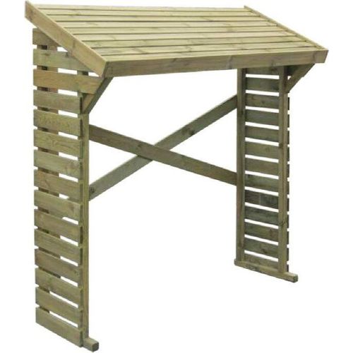 Kaminholzunterstand 01 - Abmessungen: 170 x 50 x 180 cm (L x B x H)