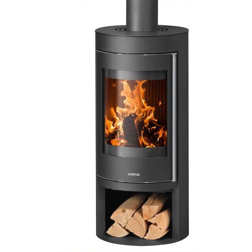 Kaminofen Justus Mino 2.0 raumluftunabhängig Stahl schwarz 5kW