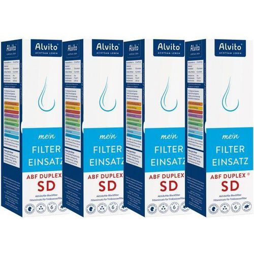 4x Alvito ABF Duplex SD Filterpatrone mit Hohlfasermembran 0,15 µm *SPARPREIS*