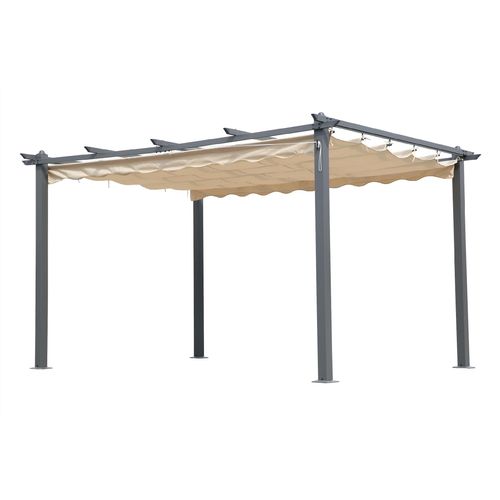 Garden Pleasure 507203 Pavillon 'PECOS' für Innenbereich, rund, ideal für Sommerveranstaltungen