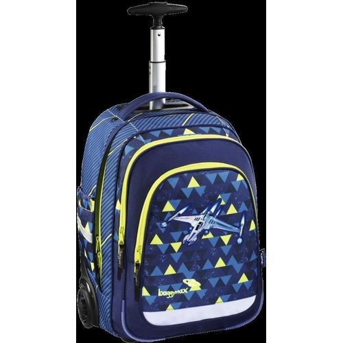 Baggymax Schultrolley mit 2 Rollen Polyester 46 x 33 x 20 cm (H/B/T) Kinder Kinder Trolley 40 Liter