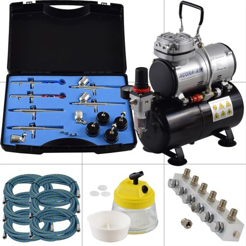 Agora-Tec® Airbrush Komplett-Set PROFI XXIII.1