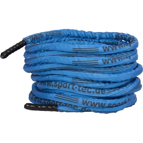 Fitness Tau Trainingsseil Schlagseil Battle Rope Schlangenseil 3 cm x 20 m BLAU