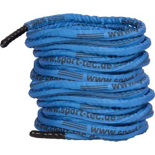 Fitness Tau Trainingsseil Schlagseil Battle Rope Schlangenseil 3 cm x 30 m BLAU