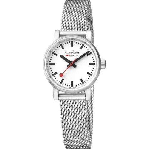 Mondaine evo2 316L Stainless steel Wiße MSE.35110.SM