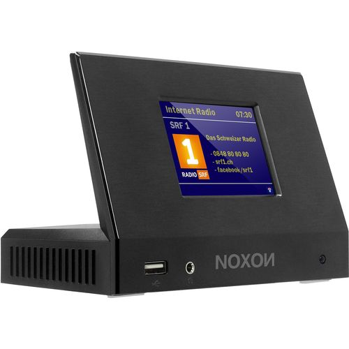 Noxon A120+ schwarz - Audio Adapter DAB+/UKW & Internet-Radio, Spotify, Bluetooth, USB, App