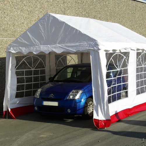 VCM Pavillon | Maße ca. 4x3x3 m | Festzelt | Partyzelt | Wasserfest Eventzelt