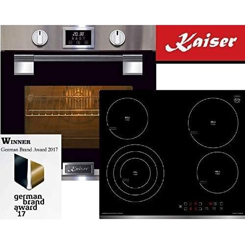 Autarkes Herd Set Kaiser/Kaiser EH 6337 Pyrolyse Einbaubackofen /79L/ Kaiser KCT 6703