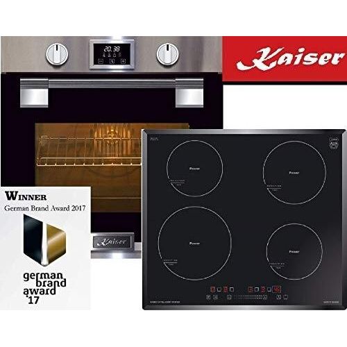 Autarkes Induktion Herd Set Kaiser/Kaiser EH 6337 Pyrolyse Einbaubackofen /79L/ Kaiser KCT 6705