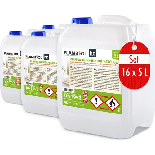 16x 5 L FLAMBIOL® Premium Brenngel