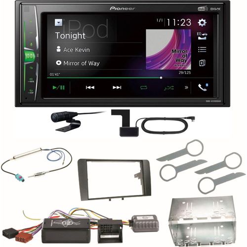 Pioneer DMH-A3300DAB Digitalradio Bluetooth WebLink Einbauset für Audi A3 8P 8PA