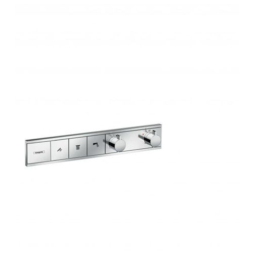 Thermostat RainSelect f UP-Thermostat 3 Verbraucher chrom verchromt Unterputz Fertigset 3 Verbraucher