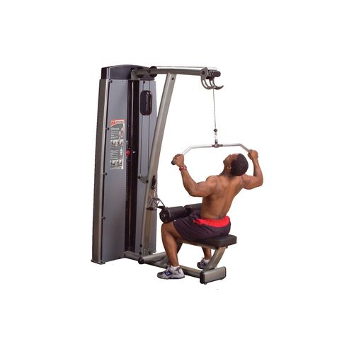 Body-Solid Latzug- und Rudermaschine "Pro Dual", Gewichtsblock 95 kg