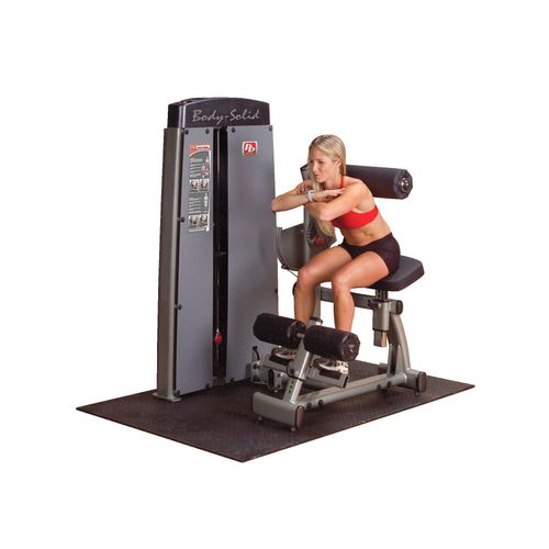 Body-Solid Bauch-/Rücken-Maschine "Pro Dual", Gewichtsblock 140 kg