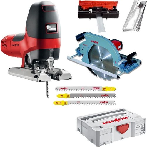 Mafell Zimmerei Handkreissäge MKS 185 Ec + Stichsäge P1 CC MaxiMax im Systainer