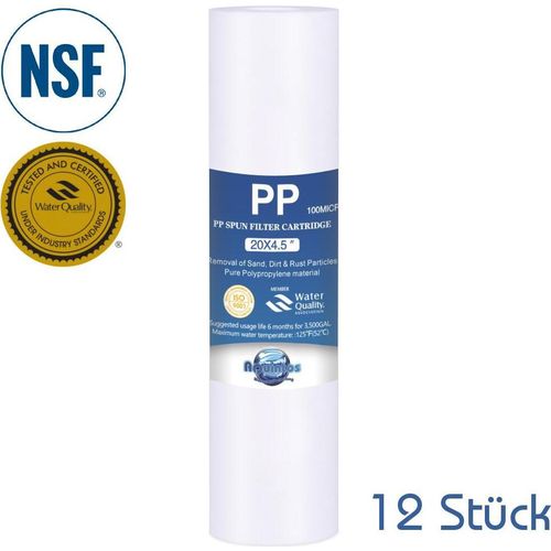 Big Blue Sedimentfilter 20 Zoll 100 Micron 12 Stück