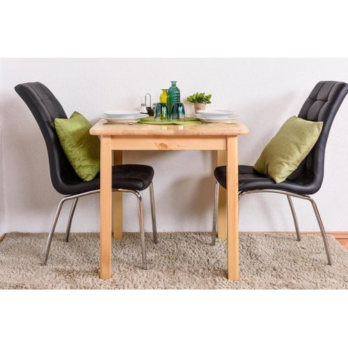 Esstisch massiv 002 (eckig) - Abmessung 75 x 75 x 75 cm (H x B x T)