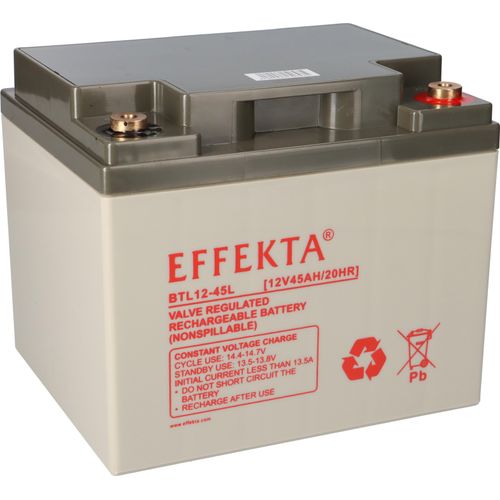 Effekta BTL 12-45L AGM Bleiakku 12V 45Ah – wartungsfreier VRLA-Akku