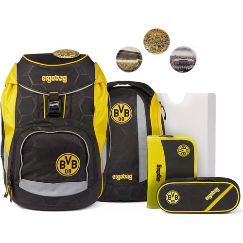 Ergobag Pack Schulrucksack-Set (6-tlg.) Borussia Dortmund