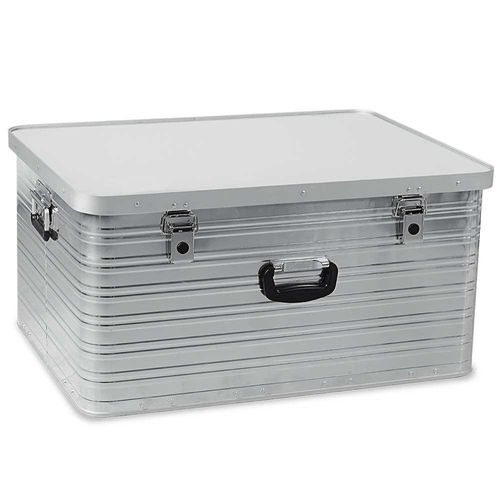 141 Liter Alubox, staub- und spritzwasserdicht, LxBxH 765 x 585 x 385 mm