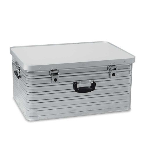 101 Liter Alubox, staub- und spritzwasserdicht, LxBxH 710 x 520 x 345 mm