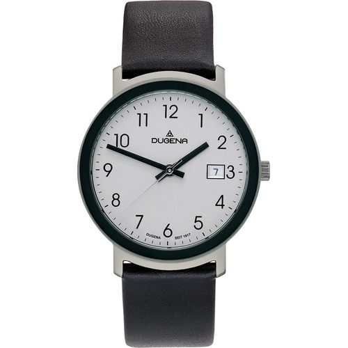 Dugena Herren Uhr 4298381 Nero mit Datumsanzeige