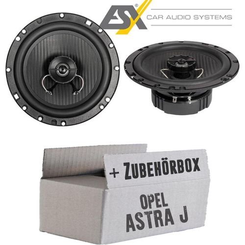 Lautsprechereinbauset 16,5cm für vorne ODER hinten für Opel Astra J - justSOUND