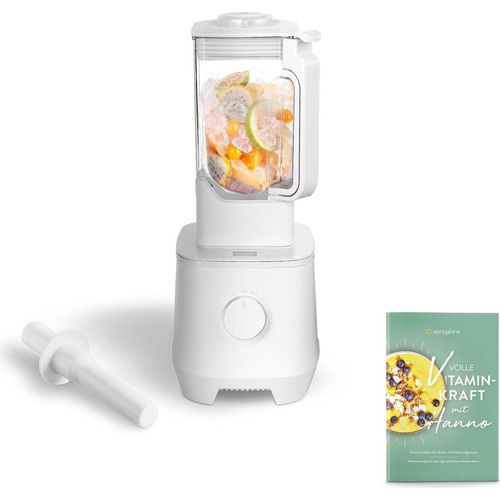 SPRINGLANE Hochleistungsmixer Hanno 2000 W mit Selbstreinigungsfunktion, inkl. Rezeptheft & Stößel