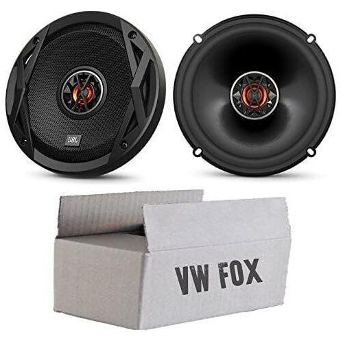 VW Fox Front - Lautsprecher Boxen JBL Club 6522 | 2-Wege | 16,5cm Koax Auto Einbauzubehör - Einbauset