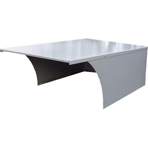 Garage für Rasenroboter Rasenmäher Dach Automower Mähroboter Roboter Silbergrau