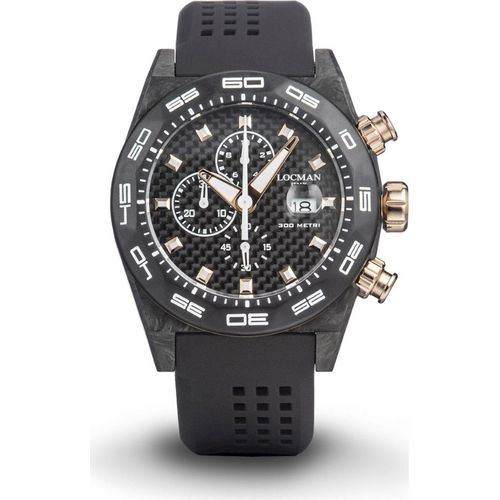 Locman - Armbanduhr - Herren - Chronograph - Stealth 300MT - 0218C09R-CWCBRGS2K