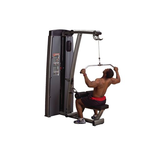 Body-Solid Latzug- und Rudermaschine "Pro Dual", Gewichtsblock 140 kg