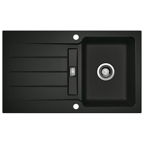Naber Einbauspüle Keramik LineUP 1E nero