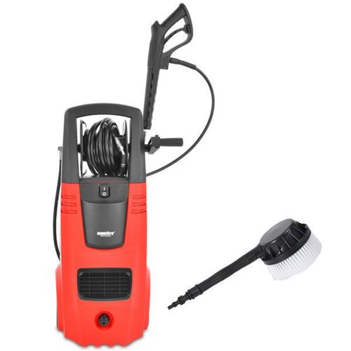 HECHT 326 Hochdruckreiniger Set | 2600 W | 200 bar | 420 l/h | integrierter Reinigungsmitteltank