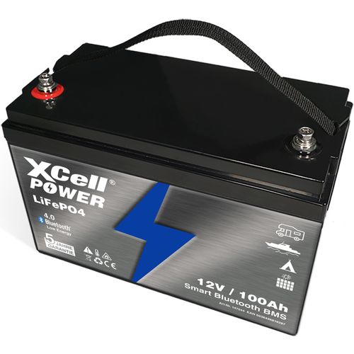 XCell Akku 12V / 100Ah Bluetooth (12,8 V, M8 Stecksystem) 147044