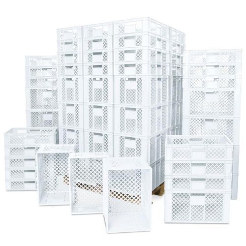 Eurobehälter / Bäckerkiste, 42x 600x400x150mm, 36x 600x400x320 mm, weiß