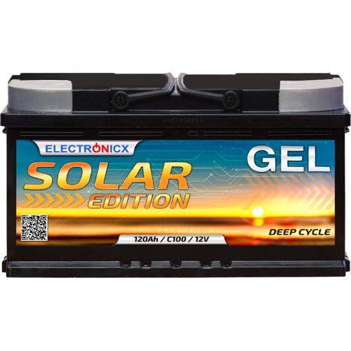 Akku Electronicx Solar Edition GEL 120 Ah 12V für Solarstromversorgung